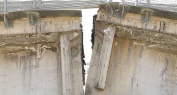 Viaduct prăbușit la doar zece zile de la inaugurare